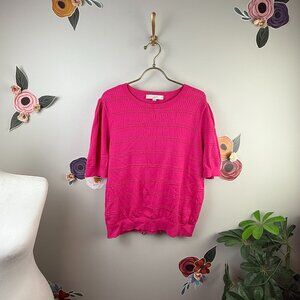 Ann Taylor Loft Mid-Sleeve Lightweight Sweater - Size - XL